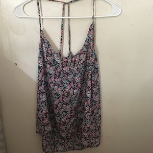 Flower Spaghetti Strap blouse